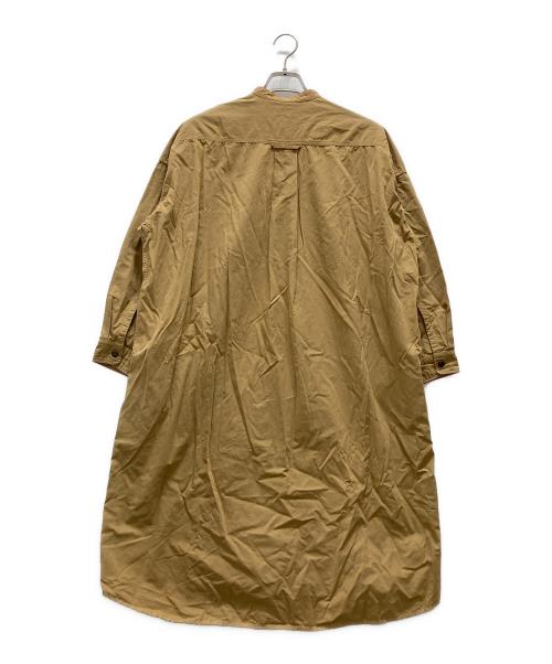 prit（プリット）prit (プリット) ボリューム シャツワンピース ブラウン サイズ:-の古着・服飾アイテム