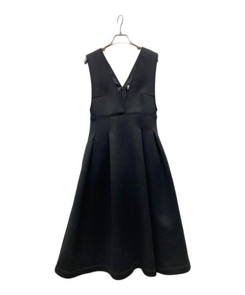 CELFORD（セルフォード）CELFORD (セルフォード) ポンディングノースリーブワンピース ブラック サイズ:36の古着・服飾アイテム