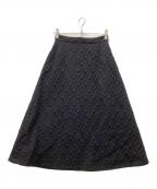 CELFORD×HANAE MORIセルフォード×ハナエモリ）の古着「別注キルティングスカート」｜ブラック