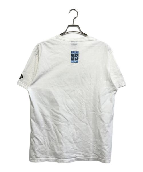 stussy（ステューシー）stussy (ステューシー) プリントTシャツ ホワイト サイズ:Lの古着・服飾アイテム