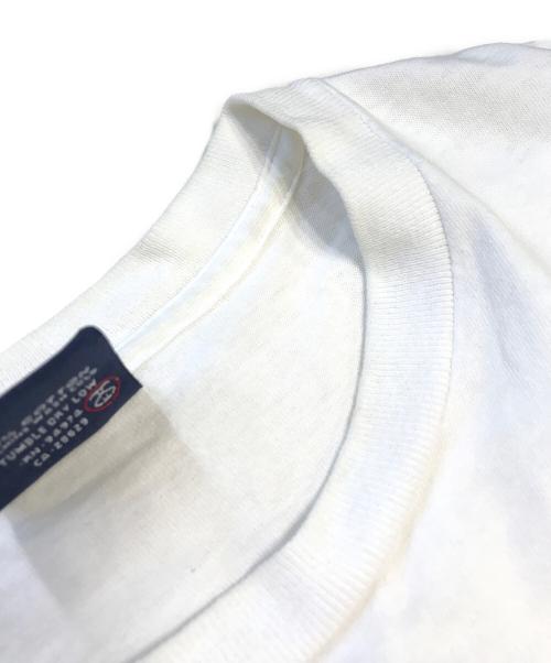 stussy（ステューシー）stussy (ステューシー) プリントTシャツ ホワイト サイズ:Lの古着・服飾アイテム