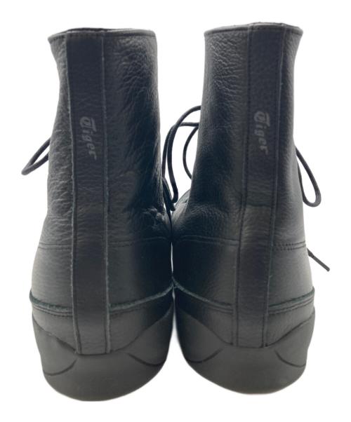 Onitsuka Tiger（オニツカタイガー）Onitsuka Tiger (オニツカタイガー) TIGER GRACIA レザーハイカットスニーカー ブラック サイズ:26の古着・服飾アイテム