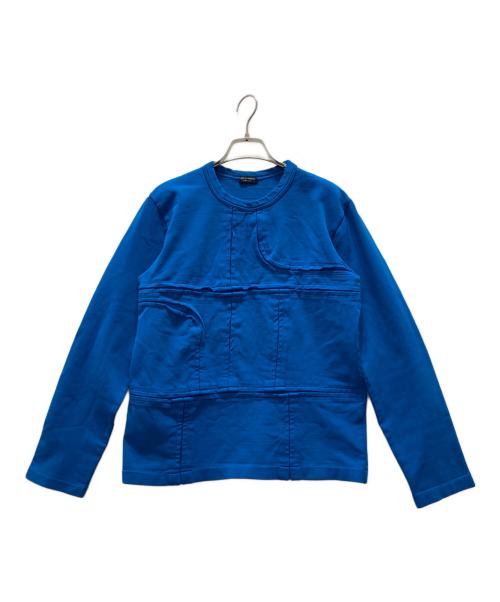 COMME des GARCONS HOMME PLUS（コムデギャルソンオムプリュス）COMME des GARCONS HOMME PLUS (コムデギャルソンオムプリュス) ドッキングロックカットソー ブルー サイズ:不明の古着・服飾アイテム