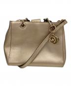 MICHAEL MICHAEL KORSマイケル マイケルコース）の古着「2WAYバッグ」｜ゴールド