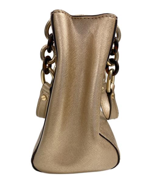 MICHAEL MICHAEL KORS（マイケル マイケルコース）MICHAEL MICHAEL KORS (マイケル マイケルコース) 2WAYバッグ ゴールドの古着・服飾アイテム