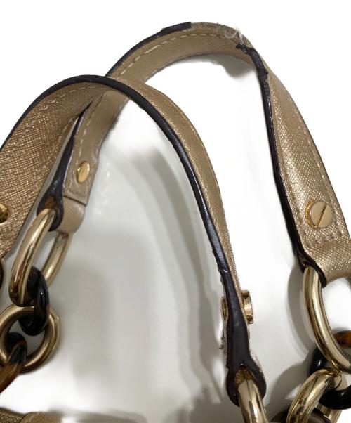MICHAEL MICHAEL KORS（マイケル マイケルコース）MICHAEL MICHAEL KORS (マイケル マイケルコース) 2WAYバッグ ゴールドの古着・服飾アイテム