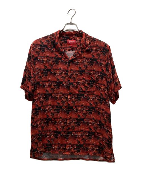 SUPREME（シュプリーム）SUPREME (シュプリーム) 18SS World Famous Rayon Shirt レッド サイズ:Ⅿの古着・服飾アイテム