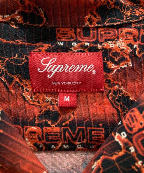 SUPREME（シュプリーム）SUPREME (シュプリーム) 18SS World Famous Rayon Shirt レッド サイズ:Ⅿの古着・服飾アイテム