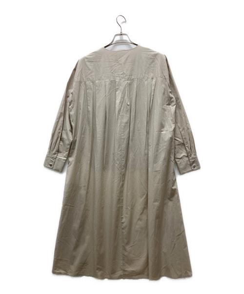 MIDIUMISOLID（ミディウミソリッド）MIDIUMISOLID (ミディウミソリッド) シャツワンピース ブラウン サイズ:Freeの古着・服飾アイテム