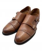 REGALリーガル）の古着「ダブルモンクストラップシューズ」｜ブラウン