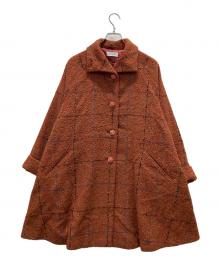 missoni（ミッソーニ）の古着「ブークレチェックコート」｜オレンジ
