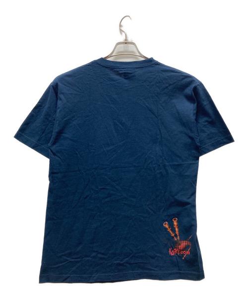 giant（ジャイアント）giant (ジャイアント) KORN bagpipes バンドTシャツ ネイビー サイズ:Ⅿの古着・服飾アイテム