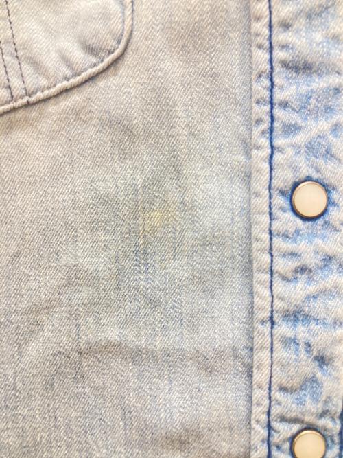 BLUE BLUE（ブルーブルー）BLUE BLUE (ブルーブルー) ウエスタンデニムシャツ インディゴ サイズ:Ⅿの古着・服飾アイテム