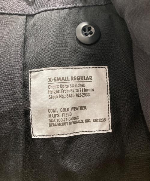 THE REAL McCOY'S（ザ・リアルマッコイズ）THE REAL McCOY'S (ザ・リアルマッコイズ) M-65 FIELD JACKET ブラック サイズ:XSの古着・服飾アイテム