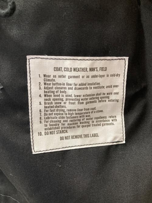 THE REAL McCOY'S（ザ・リアルマッコイズ）THE REAL McCOY'S (ザ・リアルマッコイズ) M-65 FIELD JACKET ブラック サイズ:XSの古着・服飾アイテム