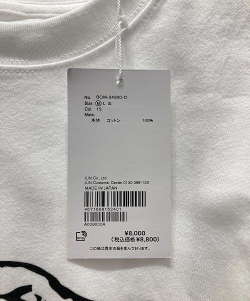 BIOTOP（ビオトープ）BIOTOP (ビオトープ) blur (ブラー) バンドTシャツ ホワイト サイズ:M 未使用品の古着・服飾アイテム