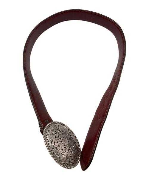 FUNNY（ファニー）FUNNY (ファニー) ウエスタンレザーベルト ブラウン サイズ:32/80の古着・服飾アイテム