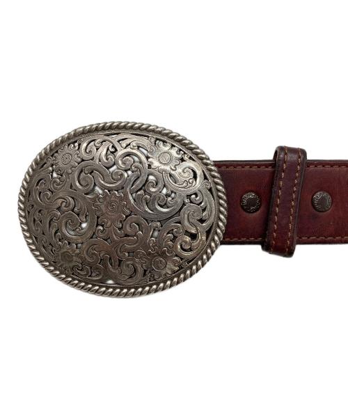 FUNNY（ファニー）FUNNY (ファニー) ウエスタンレザーベルト ブラウン サイズ:32/80の古着・服飾アイテム