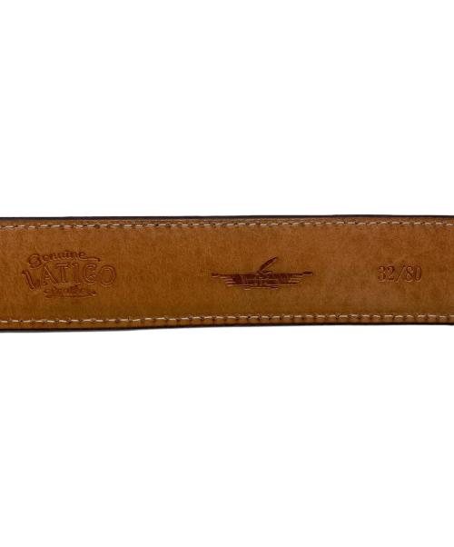 FUNNY（ファニー）FUNNY (ファニー) ウエスタンレザーベルト ブラウン サイズ:32/80の古着・服飾アイテム