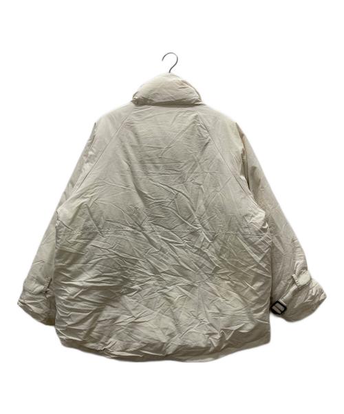 Java（ジャバ）Java (ジャバ) 軽量中綿スタンドベルトデザインブルゾン ホワイト サイズ:Lの古着・服飾アイテム