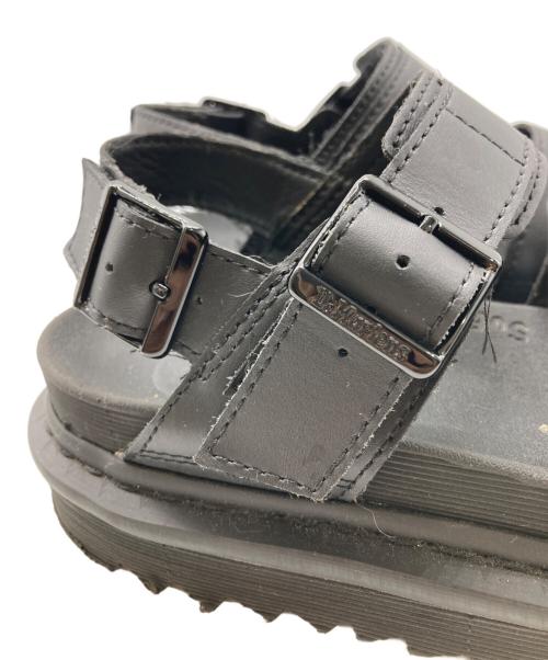 Dr.Martens（ドクターマーチン）Dr.Martens (ドクターマーチン) VOSS 厚底レザーサンダル ブラック サイズ:UK4の古着・服飾アイテム