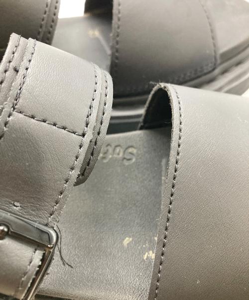 Dr.Martens（ドクターマーチン）Dr.Martens (ドクターマーチン) VOSS 厚底レザーサンダル ブラック サイズ:UK4の古着・服飾アイテム