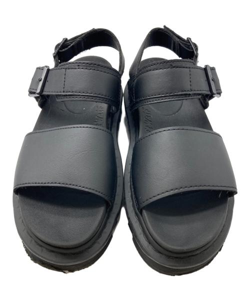 Dr.Martens（ドクターマーチン）Dr.Martens (ドクターマーチン) VOSS 厚底レザーサンダル ブラック サイズ:UK4の古着・服飾アイテム