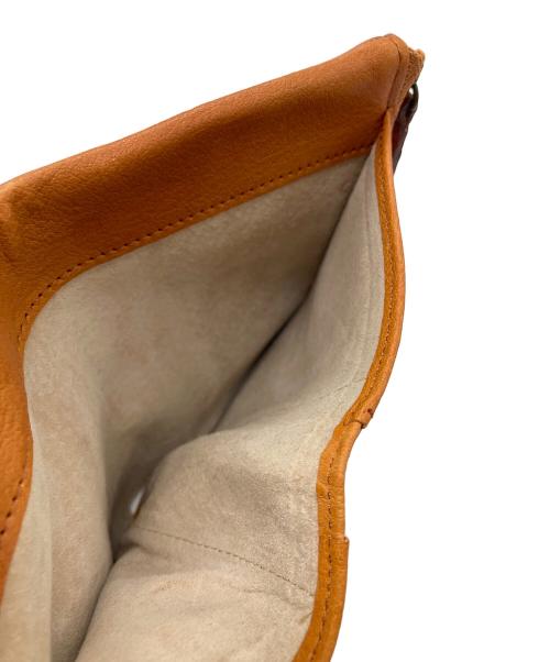 土屋鞄（ツチヤカバン）土屋鞄 (ツチヤカバン) がま口2つ折り財布 イエローの古着・服飾アイテム