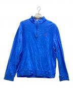 POLO RALPH LAURENポロ・ラルフローレン）の古着「ハーフジップスウェット」｜ブルー