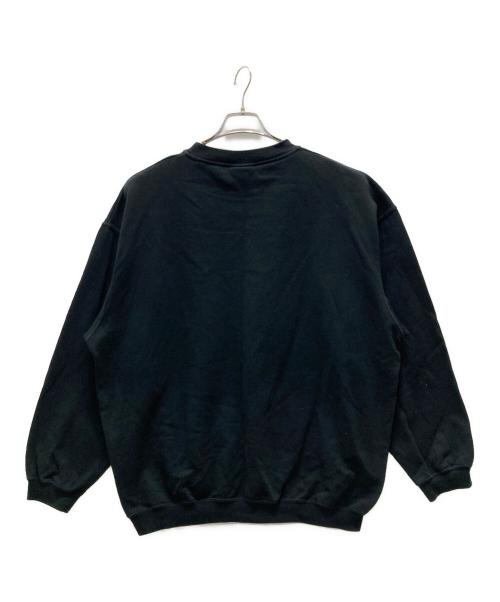 REEBOK（リーボック）REEBOK (リーボック) 古着ロゴスウェット ブラック サイズ:Ⅼの古着・服飾アイテム