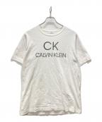 ck Calvin Kleinシーケーカルバンクライン）の古着「プリントTシャツ」｜ホワイト