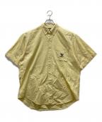 RALPH LAURENラルフローレン）の古着「BIGシルエット半袖BDシャツ」｜イエロー