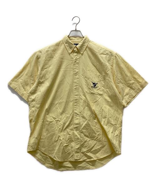 RALPH LAUREN（ラルフローレン）RALPH LAUREN (ラルフローレン) BIGシルエット半袖BDシャツ イエロー サイズ:Lの古着・服飾アイテム