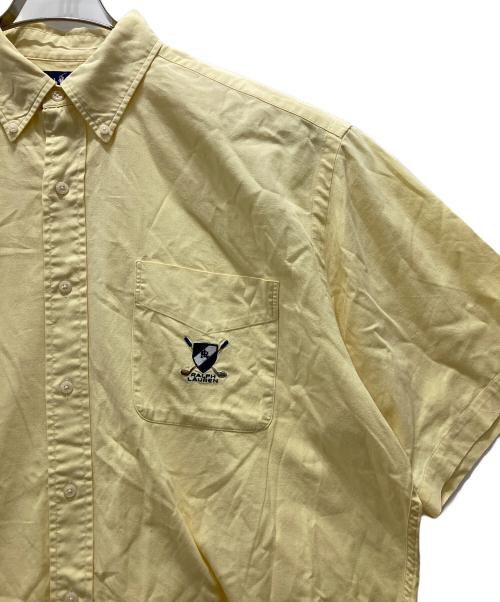 RALPH LAUREN（ラルフローレン）RALPH LAUREN (ラルフローレン) BIGシルエット半袖BDシャツ イエロー サイズ:Lの古着・服飾アイテム