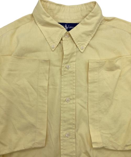 RALPH LAUREN（ラルフローレン）RALPH LAUREN (ラルフローレン) BIGシルエット半袖BDシャツ イエロー サイズ:Lの古着・服飾アイテム