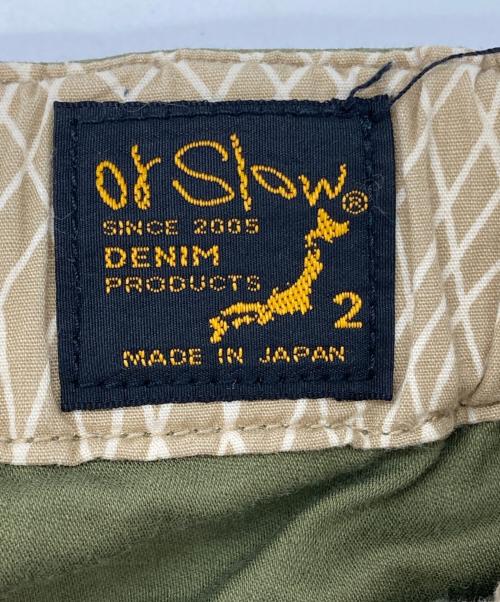 orSlow（オアスロウ）orSlow (オアスロウ) カーゴハーフパンツ カーキ サイズ:Mの古着・服飾アイテム