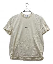 MSGM（エムエスジーエム）の古着「Cotton T-Shirt」｜アイボリー