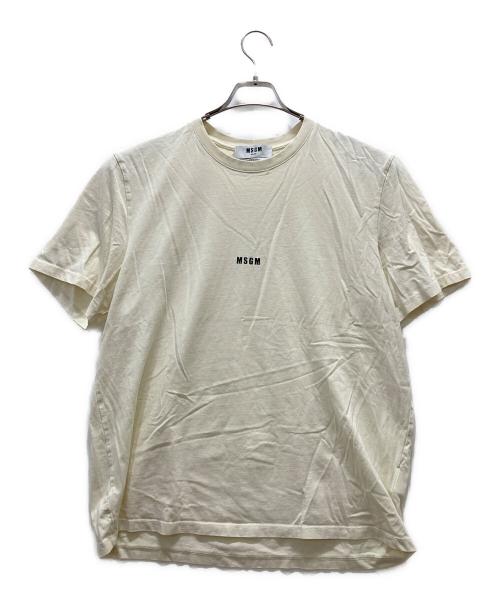 MSGM（エムエスジーエム）MSGM (エムエスジーエム) Cotton T-Shirt アイボリー サイズ:Lの古着・服飾アイテム