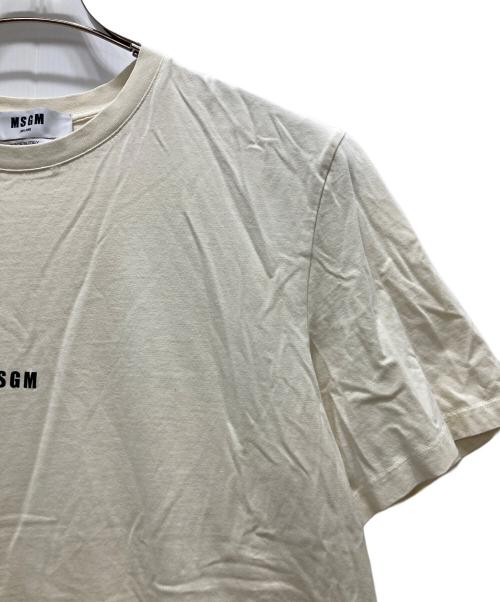 MSGM（エムエスジーエム）MSGM (エムエスジーエム) Cotton T-Shirt アイボリー サイズ:Lの古着・服飾アイテム