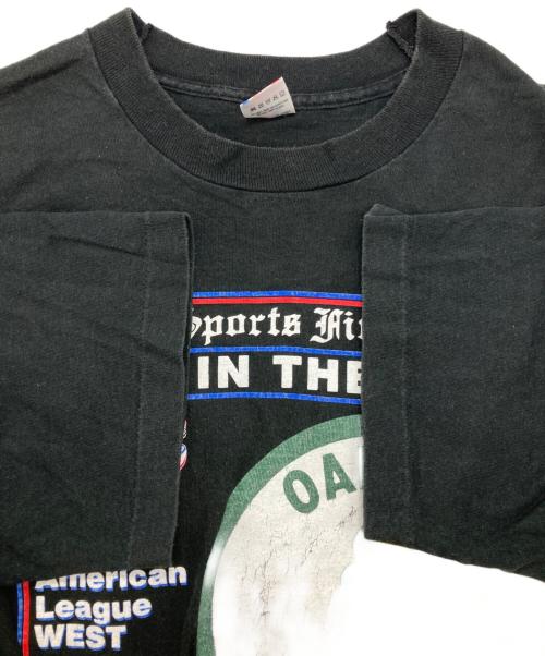 FRUIT OF THE LOOM（フルーツオブザルーム）FRUIT OF THE LOOM (フルーツオブザルーム) USA製MLB Tシャツ ブラック サイズ:XLの古着・服飾アイテム