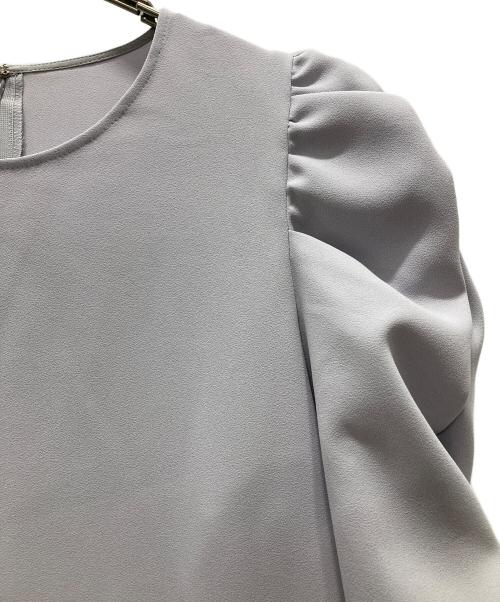 La boutique BonBon（ラブティックボンボン）La boutique BonBon (ラブティックボンボン) ジョーゼットパワショルブラウス パープル サイズ:Fの古着・服飾アイテム