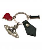 Vivienne Westwoodヴィヴィアンウエストウッド）の古着「I Love Orb チャーム キーホルダー」｜カーキ