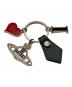 Vivienne Westwood（ヴィヴィアンウエストウッド）の古着「I Love Orb チャーム キーホルダー」｜カーキ