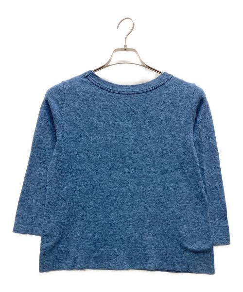 45R（フォーティファイブ・アール）45R (フォーティファイブ・アール) 7分袖カットソー ネイビー サイズ:Sの古着・服飾アイテム