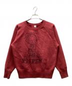 DEATH VALLEYDEATH VALLEY）の古着「PEANUTSスウェット」｜レッド