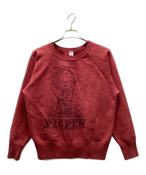 DEATH VALLEY（DEATH VALLEY）DEATH VALLEY (DEATH VALLEY) PEANUTSスウェット レッド サイズ:Sの古着・服飾アイテム