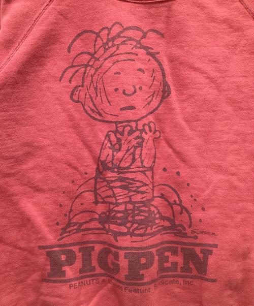 DEATH VALLEY（DEATH VALLEY）DEATH VALLEY (DEATH VALLEY) PEANUTSスウェット レッド サイズ:Sの古着・服飾アイテム