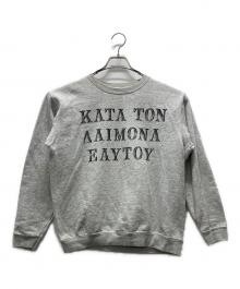 ARIES（アリーズ）の古着「英国製プリントスウェット」｜グレー