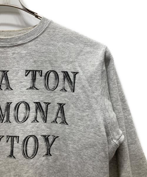 ARIES（アリーズ）ARIES (アリーズ) 英国製プリントスウェット グレー サイズ:表記なしの古着・服飾アイテム