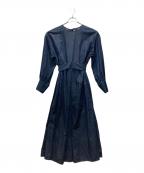 muller of yoshiokuboミュラーオブヨシオクボ）の古着「デニムブラウスワンピース」｜ネイビー